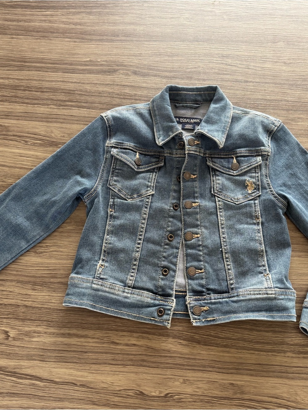 U.S. Polo Assn. Light Blue Kids Denim Jacket